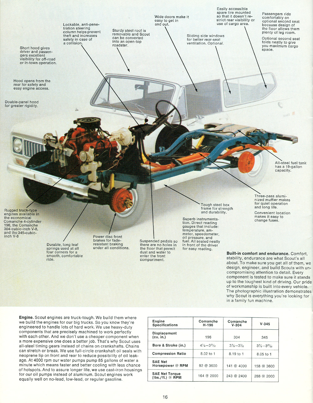1975 International Recreational Vehicles Brochure Page 9
